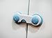 MKPLY 5 PCS Blue Adhesive Kids Baby Child Safety Cabinet Door Fridge Drawer Cupboard Locks