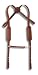 Custom Leathercraft 21110 Leather Suspenders, Heavy Duty