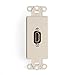 Leviton 41647-I HDMI Feedthrough Decora Insert, Ivory