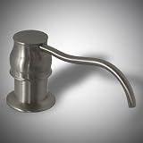 8 oz sink faucet soap lotion pump dispenser, brushed nickel