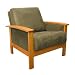 Milano Oak and Olive Chair
