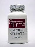 Ecological Formulas - Calcium Citrate 165 mg 100 tabs