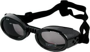 31KR4A6JDuL Doggles Interchangable Black Frame Smoke Lens Protective Eyewear