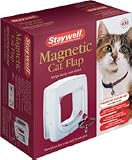 Staywell Mag White Cat Flap 4 Way Lock