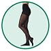 Hostess Pantyhose with Body Part 'B', hip cir > 104 cm Platinum, Size 4, Large, Compression 30-40 mmHg, 1 Pair, Model 2502 UPC: 64009501740 Knitted with our unique FiberSoft weave, these stockings allow you to look and feel great! Available with an adjustable waist for full-figured women or expectant mothers. Sheer knit, with either a high elastic or compressive body part. Beaded silicone border on thigh-high styles. Highly elastic heel and toe. Available in standard or custom sizes. Machine wash and dry. Materials: POLYAMID, SPANDEX Product photo may not exactly match the product offered for sale. Please refer to the product description.