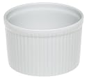 Pillivuyt Porcelain Individual 4-Inch Classic Pleated Souffle Dish, 1-1/4-Cup