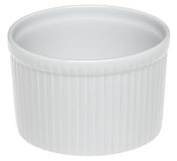 Pillivuyt Porcelain 8-Cup, 7-1/4-Inch Deep Classic Pleated Souffle Dish
