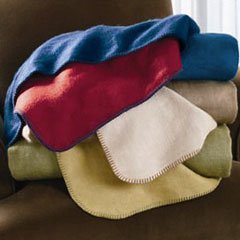 Sunbeam Microplush Warming Throw Cream