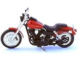 Die-cast Model Harley Davidson Dyna Super Glide (1:18 scale in Red)