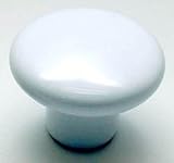 Amerock Designer Import 1 1/4 White Cabinet Knob Almond