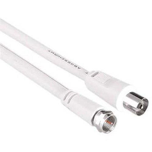 Hama SAT-Anschlusskabel F-Stecker - Koax-Kupplung, 3 m Preisvergleich