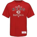 Cincinnati Reds Black Wordmark T-Shirt - Large
