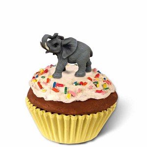 Elephant Cupcake Trinket Box