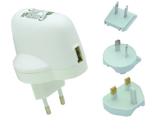 G&BL Netzteil auf USB inkl. Adapter f&uuml;r verschiedene L&auml;nder Preisvergleich