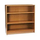 3 Shelf Bookcase - Medium Oak by United Stationers