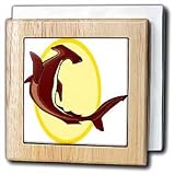 Hammerhead Shark - 6 Inch Tile Napkin Holder
