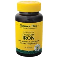 Nature's Plus - Chewable Iron W/ Vit C, 90 chewable tablets