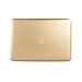 GMYLE(R) Hard Case Metallic Color for MacBook Pro 13 inch with Retina display - Metallic Champagne Gold Rubber Coated Hard Shell Case Cover with Black bottom case (Not Fit For Macbook Pro 13)