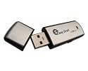 EasyDisk 2GB USB 2.0 flash drive pen memory stick disk - silver aluminium