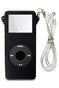 Techcessory Silicone Skin with LCD Screen Protector and Armband for Pod nano - Black