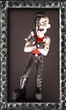 Bleeding Edge Goths 8 inch Series 1 Wormwood(red sht)IMAGE