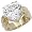 CZ Engagement Rings - 8 Carat Heart Shaped CZ Engagement Ring - Size 7