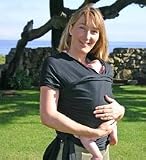 Moby Wrap Original 100% Cotton Solid Baby Carrier, Black