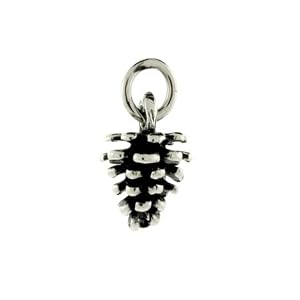 Buy Sterling Silver Pinecone Charm by Eve's Addiction