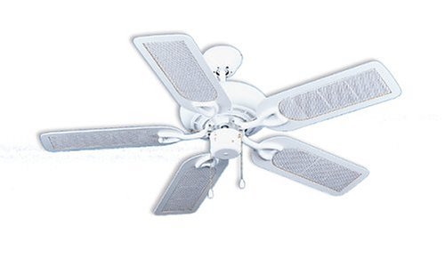 Clairion Comfort Plus 46-Inch Air Cleaning Ceiling Fan, White