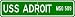 USS ADROIT MSO 509 Street Sign - Navy Gift Ship Sailor