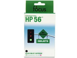 Remanufactured HP 56 (C6656A) Black Ink Cartridge -Pack of 1 -Deskjet 5551, 5552, 5600, 5650, 5650w, 5850 Brand