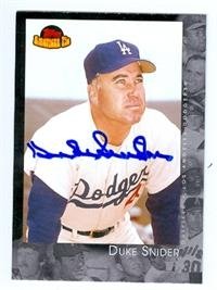 Duke Snider autographed Baseball Card (Los Angeles Dodgers) Topps American Pie