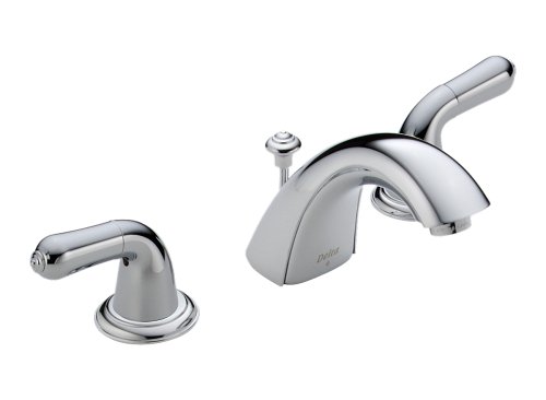 Delta 3530-24 Innovations Double-Handle Widespread Lavatory Faucet With Pop-Up, Chrome