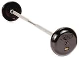 Troy Pro Style Rubber Encased Barbells 25 - 115 LB Set