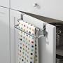 AXIS OVER CABINET TOWEL BARS (Chrome) (3.25"H x 9.75"W x 3.5"D)