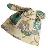 Sckoon Organic Cotton Knot Cap Blue Pear One size (0-6m)