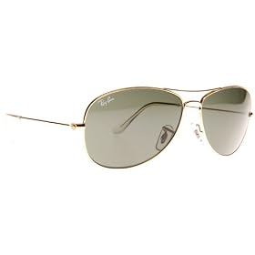 RAY BAN AVIATOR 3362 001 ARISTA GOLD METAL SUNGLASSES