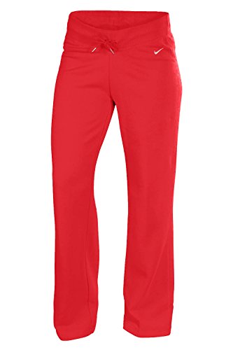 Nike Women's Classic Fleece Sweat Warm Up Pants-Pink