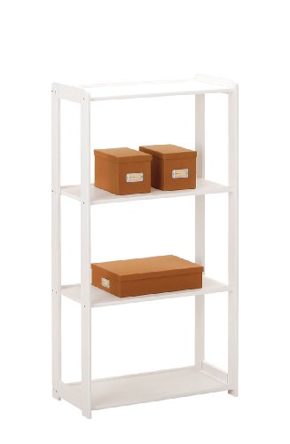 Links Link 20900440 Wohnregal Lena 4 B&ouml;den, wei&szlig; lackiert