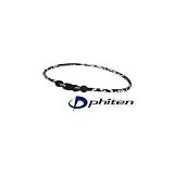 Phiten Titanium 18' Black & White Camouflage Healing Necklace