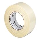 Click here to buy Premium-Grade Transparent Filament Tape, 48mm x 55m, 3 Core, 1 Roll by UNIVERSAL.