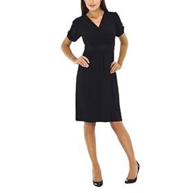 Merona® Petites Wrap Dress - Black