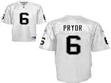 Reebok Terrelle Pryor Oakland Raiders White Authentic Jersey Size 52