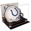 Cardboard Gold Brand Deluxe Acrylic Full Size Football Helmet Display Case