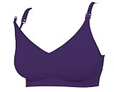 Bravado Body Silk Seamless Nursing Bra (XLarge, Dark Plum)