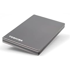Toshiba StorE Steel PA4155E-1HE0  500 GB externe Festplatte (6,4 cm (2,5 Zoll), USB 2.0) Edelstahl - titan