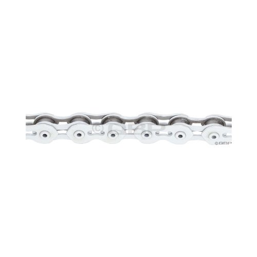 KMC K710SL SuperLite Kool Bicycle Chain (1-Speed, 1/2 x 1/8-Inch, 100L, White)