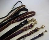LEATHER TWIST LEAD BRASS 1/2 X 6 BROWN
