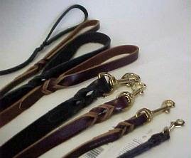 LEATHER TWIST LEAD BRASS 1/2 X 6 BROWN