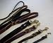 LEATHER TWIST LEAD BRASS 5/8 X 6 BLACK